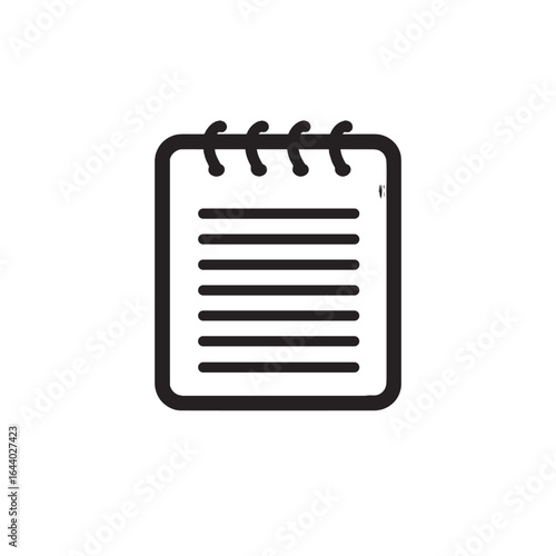 A clean image of a notepad.