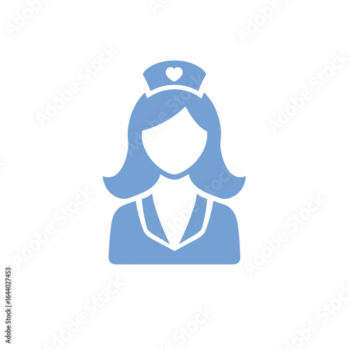 A stylized image of a nurse.