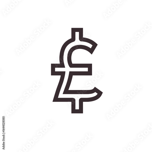The symbol of a pound.