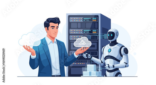 Cloud Computing Solutions with Human-AI Collaboration for Data Management and Processing