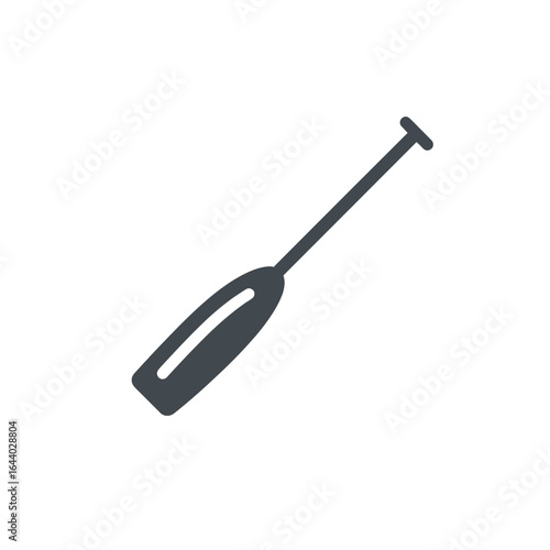 A simple image of a paddle, ideal for water adventures.