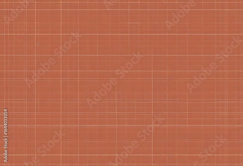 Terracotta linen crosshatch texture background