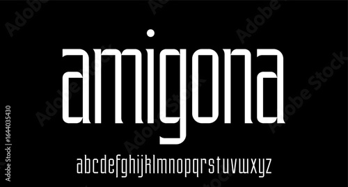 vintage elegant font alphabet vector unique