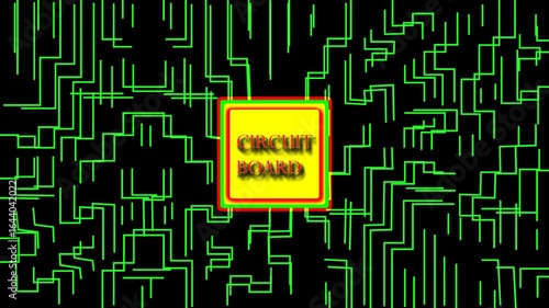Wallpaper Mural Circuit board and technology background Torontodigital.ca