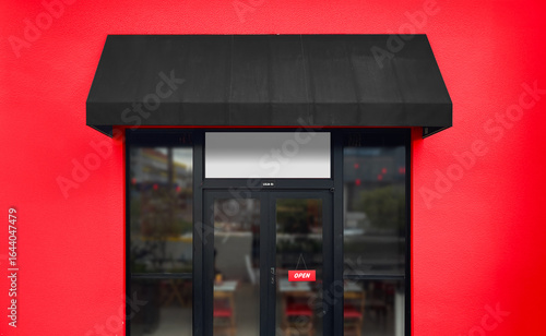 Vintage Fast Food Classic Shop Facade Mockup