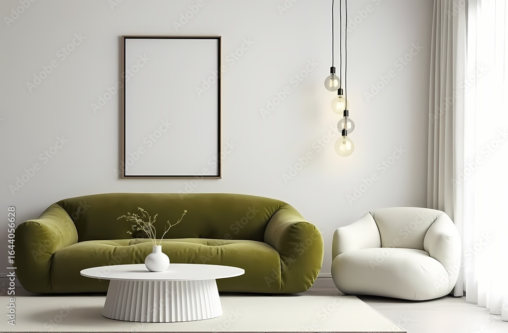 Fototapeta premium modern living room interior