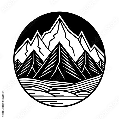 Sailing boat and ship icon on the sea vector illustration