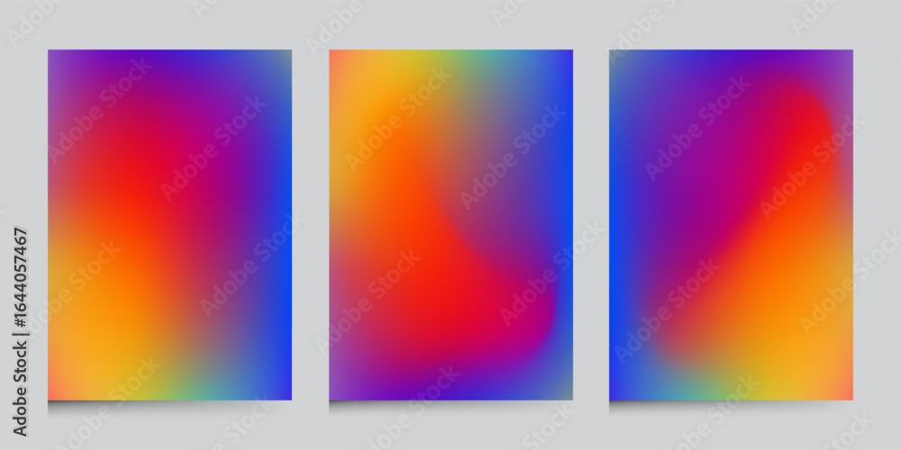 Fototapeta premium abstract gradient background template vector. trendy Minimalist style posters with dark concept. Modern wallpaper design for social media, brochure, flyer, banner