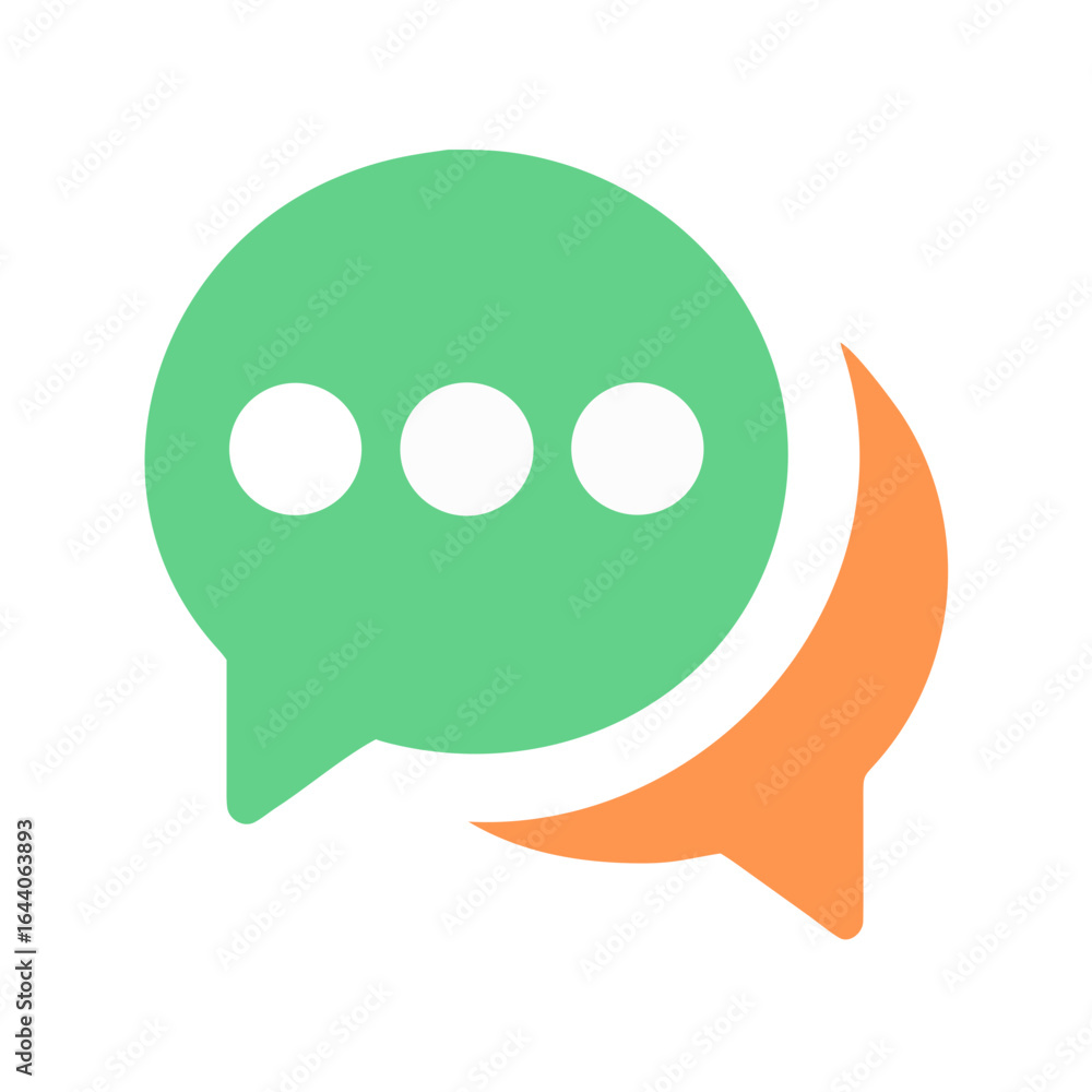 Fototapeta premium Professional Chat Bubble Logo Icon Design Inspiration
