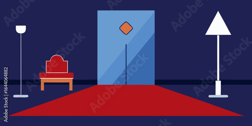office velvet carpet crystal side lamp