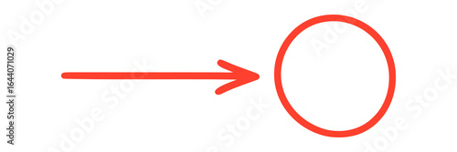 red arrow pointing right circle png transparent clipart mark line
