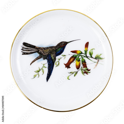 Decorative Plates On White Background