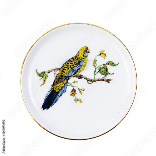 Decorative Plates On White Background