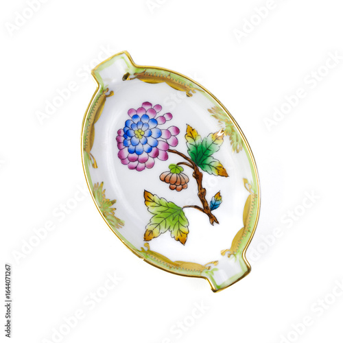 Decorative Plates On White Background