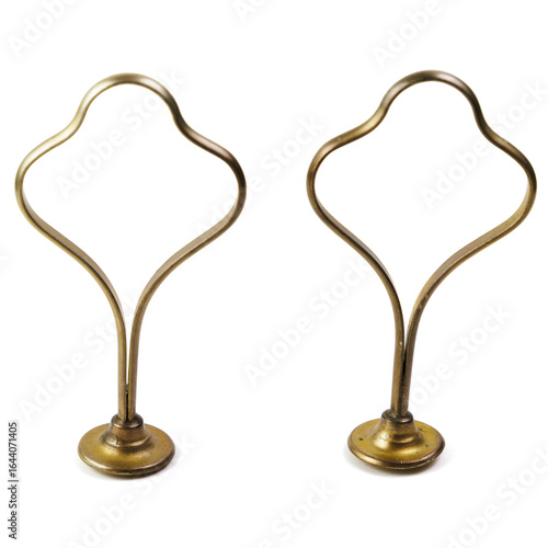 vintage serving plate carrier with bronze handle