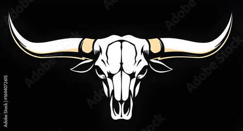 bull skull, cow skull, cattle skull, steer skull, buffalo skull, bison skull, longhorn skull, Texas longhorn, western skull, animal skull, skull with horns, horned skull, desert skull, cowboy skull, r