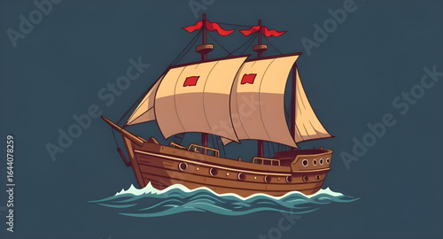 ancient sailing boat, clipper ship, schooner sailing, yacht on sea, sailing ship art, sailing vessel, old galleon, maritime ship, navy ship sailing, ship sketch, sailing boat artwork, sea ship graphic