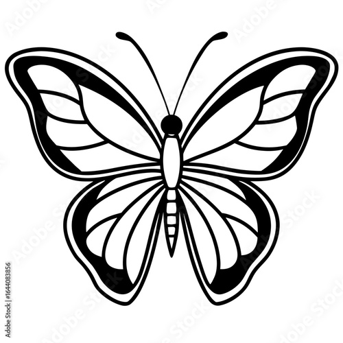 butterfly silhouette vector