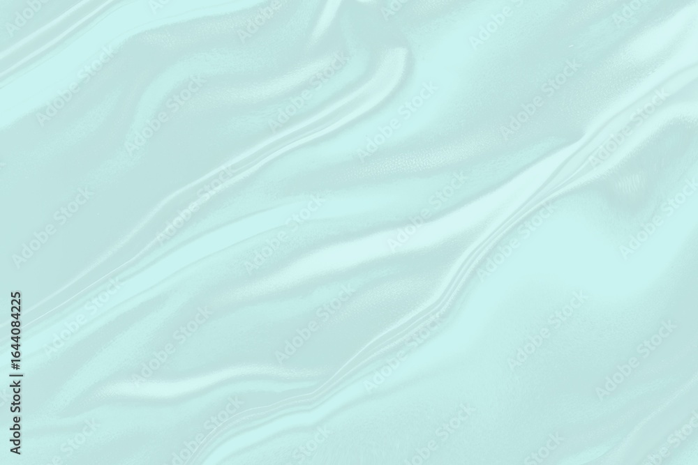 Obraz premium Blue flowing satin silk fabric with a soft, smooth texture and wavy pattern