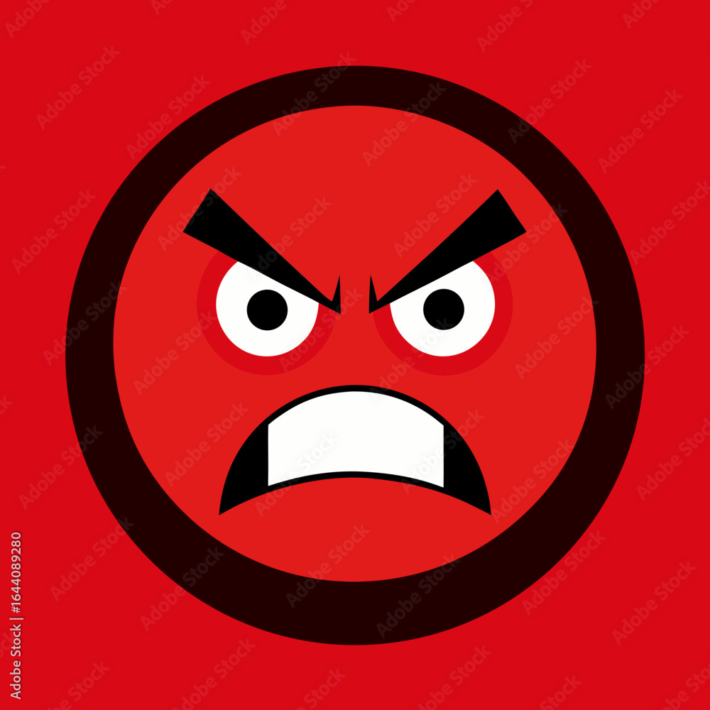 a-red-angry-face for frustration a-red-angry-face for frustration