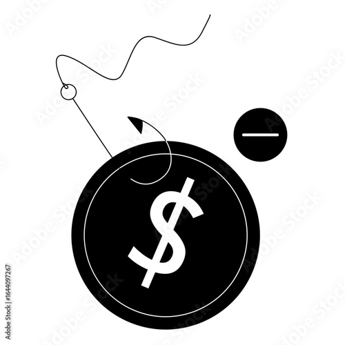 different phishing scenes and situations. Human hand with icon and image. Cyber crimes committed by hackers and hackers stealing personal data, banking credentials and information