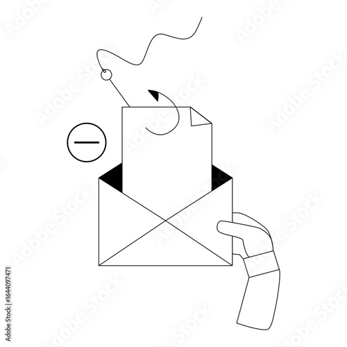 different phishing scenes and situations. Human hand with icon and image. Cyber crimes committed by hackers and hackers stealing personal data, banking credentials and information