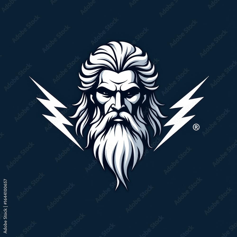 Fototapeta premium The Power Symbol of the God of Thunder