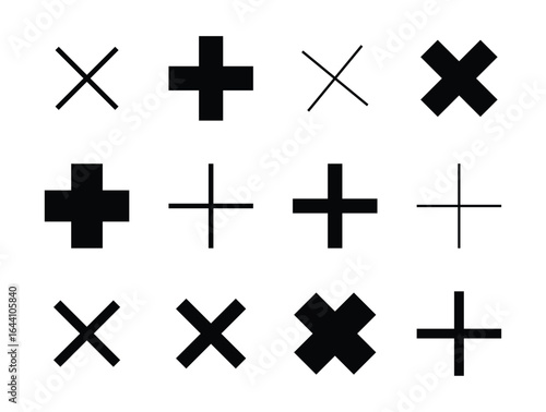 cross symbol icon illustration