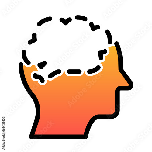 Alzheimer's Disease Mental Health Awareness Concept