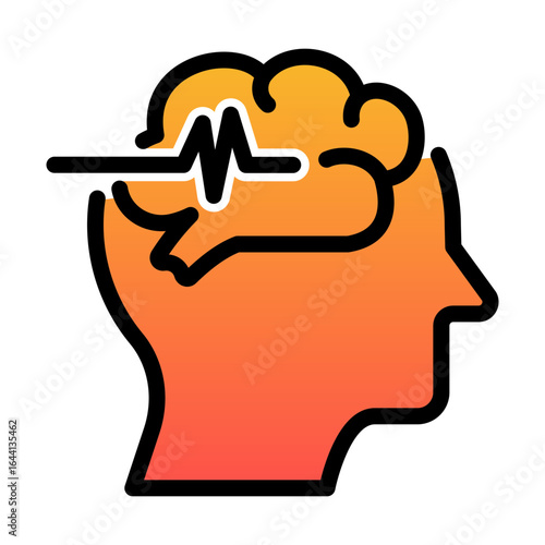 BRAIN MID Mental Health Awareness Concept