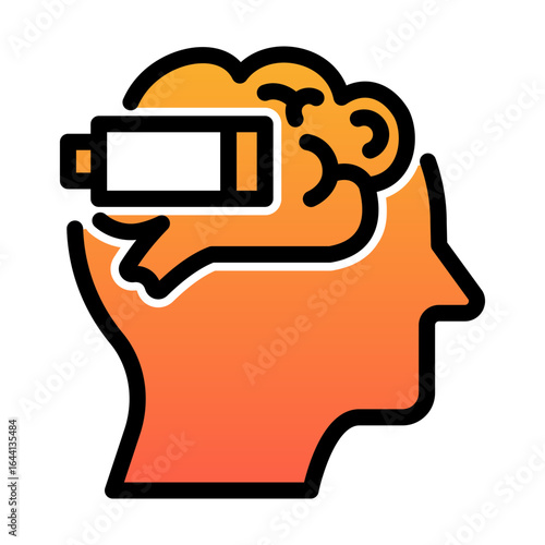 Burn Out Mental Health Awareness Concept