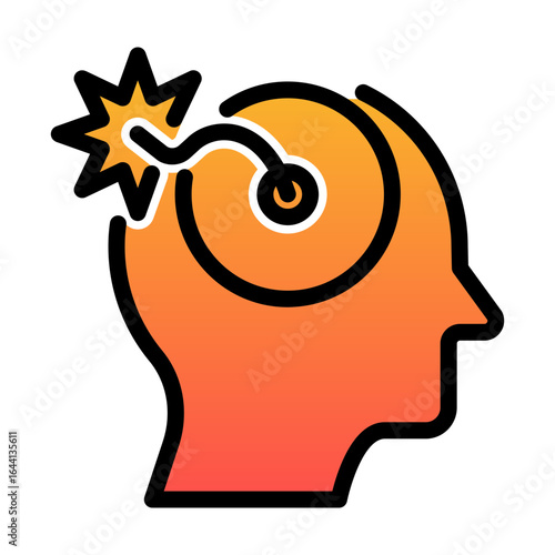 HEADACHE Mental Health Awareness Concept