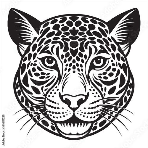 Wallpaper Mural jaguar icon silhouette vector Torontodigital.ca