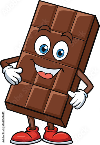 Chocolate bar mascot design