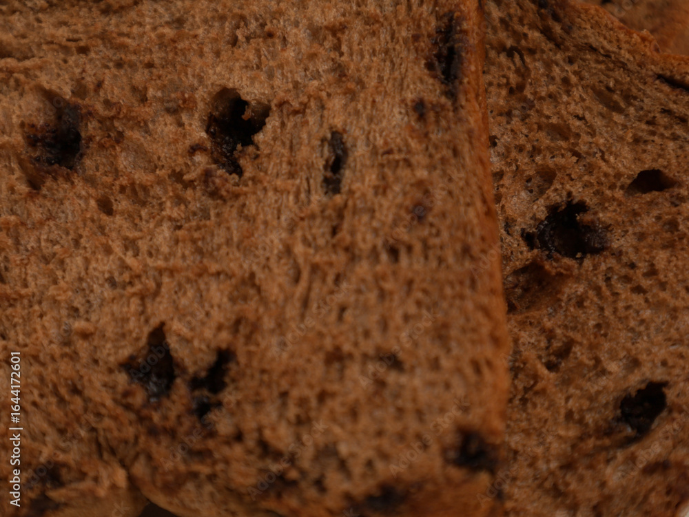 Fototapeta premium Chocolate loaf bread on white background
