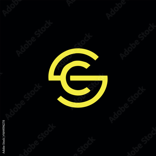 letters sc and sb logo design vector