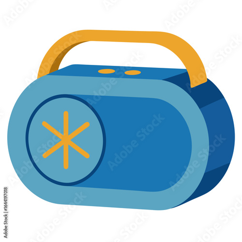 Bluetooth Speaker on White Background