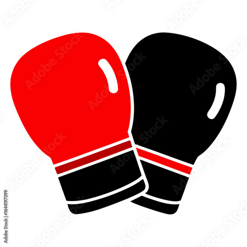 Boxing Gloves on White Background