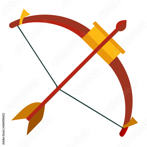 Crossbow on White Background