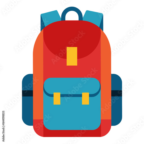 Daypack on White Background