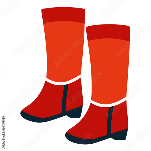 Gaiters on White Background