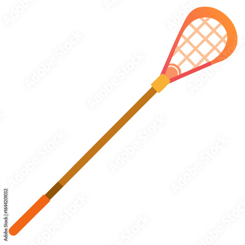 Lacrosse Stick on White Background