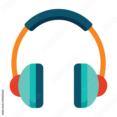 Noise Canceling Headphones on White Background