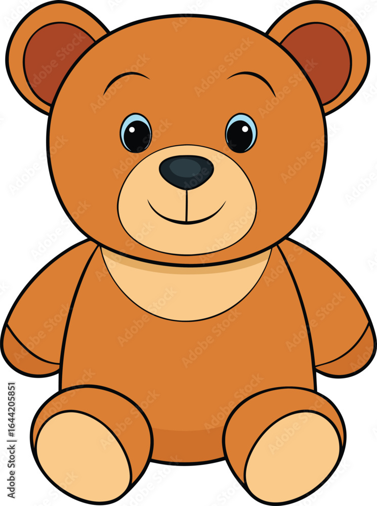 Fototapeta premium teddy bear vector illustration