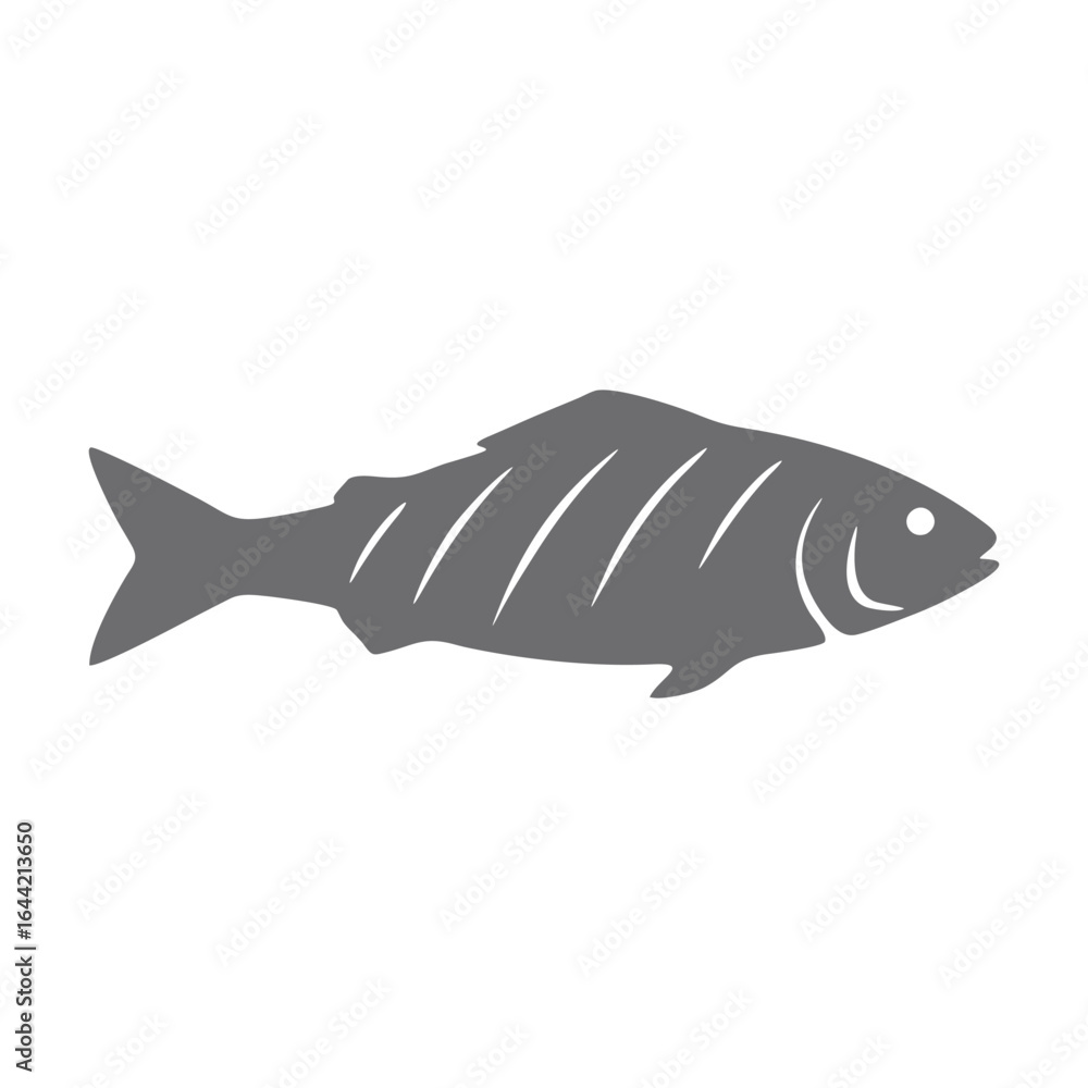 Fototapeta premium fish isolated on white background