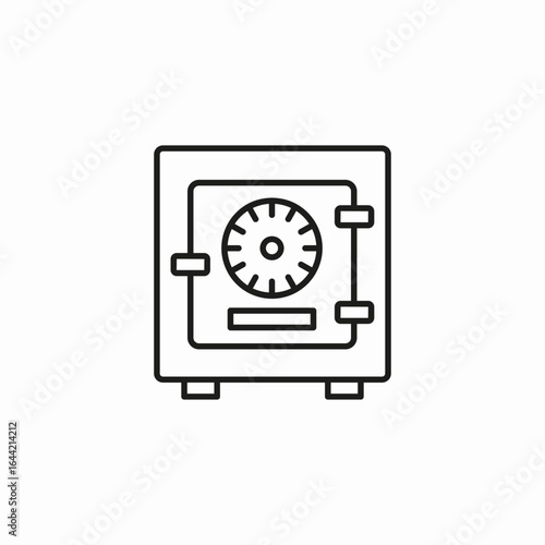 safety box icon sign vector