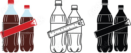Soda bottle sizes comparison cola bottles measurement guide