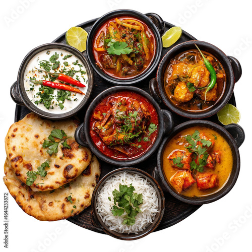 Wallpaper Mural assorted indian food [Transparent Background PNG] Torontodigital.ca