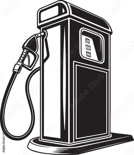 gas pump icon vector illustration, fuel pump icon, oil pump icon