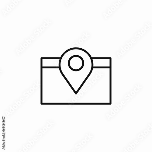 map pinpoint location icon sign vector